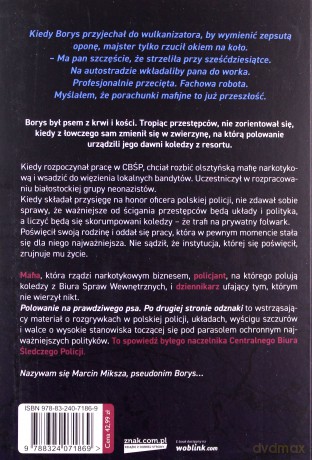 Polowanie na prawdziwego psa. Po drugiej stronie odznaki - Grzegorz Głuszak [KSIĄŻKA]