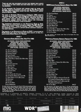 Joe Jackson: Live At Rockpalast [2DVD]