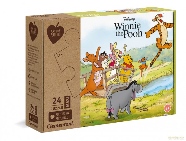 CLEMENTONI 24 el. Maxi Winnie the Pooh [PUZZLE]