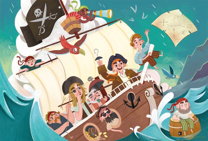 CLEMENTONI 24 el. Maxi Yo Ho Ho [PUZZLE]