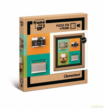 CLEMENTONI 250 el. Frame Me Up - Elektronika Vintage [PUZZLE]