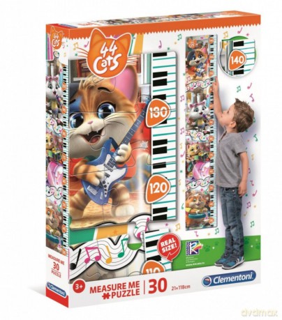 CLEMENTONI 30 el. Measure Me Cats [PUZZLE]