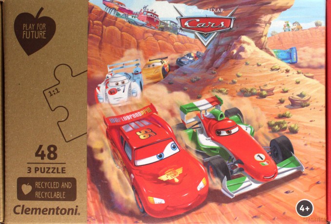CLEMENTONI 3x48 el. Auta [PUZZLE]