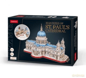 CUBICFUN 3D Katedra Św. Pawła w Londynie [PUZZLE]