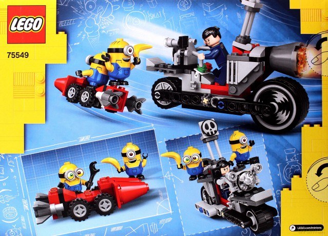 LEGO Minions Niepowstrzymany motocykl ucieka [KLOCKI]