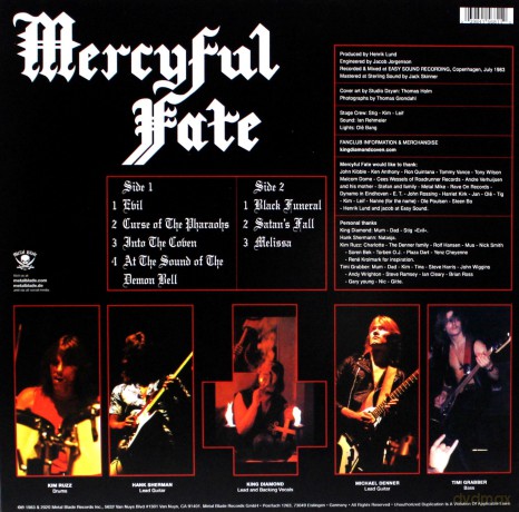 Mercyful Fate: Melissa (Cherry Red) [Winyl]