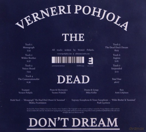 Verneri Pohjola: The Dead Don't Dream [CD]