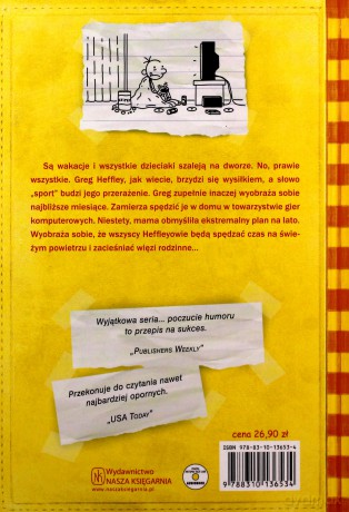 Dziennik Cwaniaczka 4 Ubaw po pachy - Jeff Kinney [KSIĄŻKA]