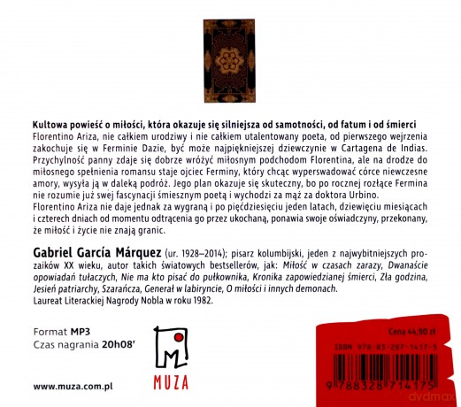 Miłość w czasach zarazy - Garcia Marquez Gabriel [AUDIOBOOK]
