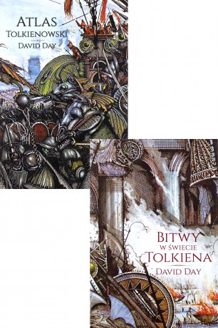 Pakiet Atlas Tolkienowski/Bitwy w świecie Tolkiena - David Day [KSIĄŻKA]
