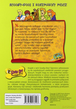 Scooby-Doo! I koszmarny mecz - James Gelsey [KSIĄŻKA]