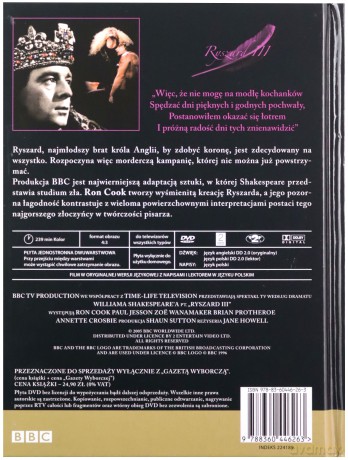 Spektakl Teatru TV: Ryszard III (BBC) (booklet) [DVD]
