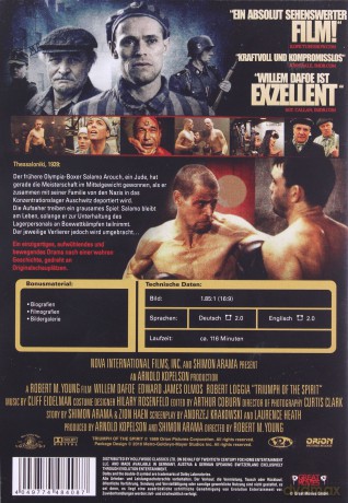 Triumph of the Spirit (Triumf ducha) [DVD]