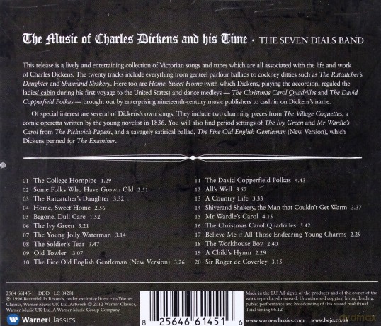 The Seven Dials Band: Music Of Charles Dickens And His Time [CD]