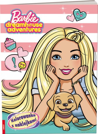Barbie Dreamhouse Adventures. Kolorowanka z naklejkami [KSIĄŻKA]