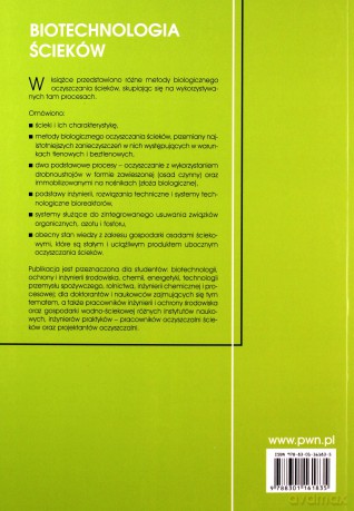 Biotechnologia ścieków [KSIĄŻKA]