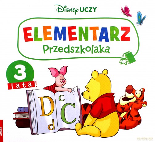 Disney Uczy. Kubuś i przyjaciele. Elementarz przedszkolaka 3 lata [KSIĄŻKA]