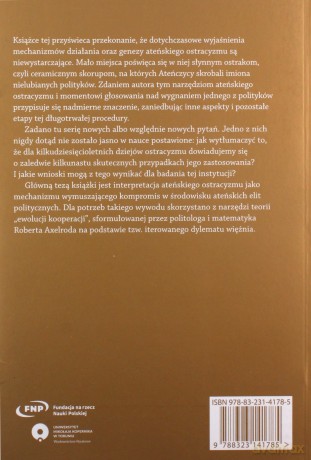 Dylemat więźnia Ostracyzm ateński i jego pierwotne cele - Marek Węcowski [KSIĄŻKA]