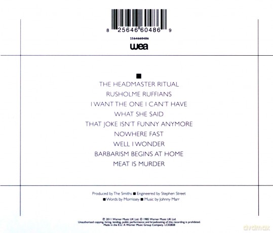 The Smiths: Meat Is Murder [CD]