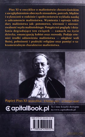 Encyklika Casti connubii O małżeństwie chrześcijańskim - Pius XI Papież [KSIĄŻKA]