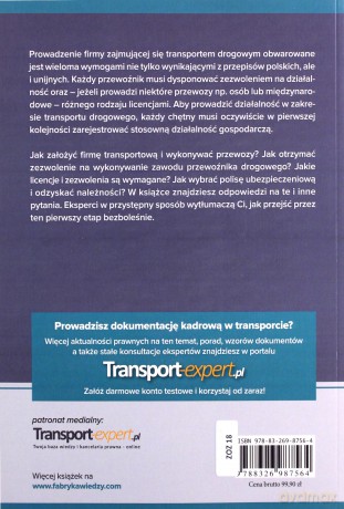 Jak założyć i prowadzić firmę transportową - vademecum przedsiębiorcy [KSIĄŻKA]