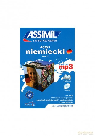 Język niemiecki łatwo i przyjemnie (Tom 1) Poziom B1 - Danuta Kin [KSIĄŻKA]