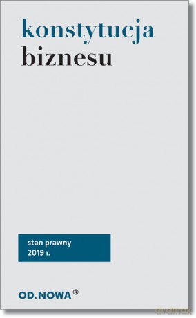 Konstytucja biznesu 2019 [KSIĄŻKA]