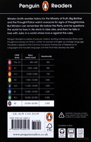 Penguin Readers Level 7: Nineteen Eighty-Four - George Orwell [KSIĄŻKA]