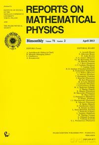 Reports on Mathematical Physics 54/2 wer.kraj. [KSIĄŻKA]