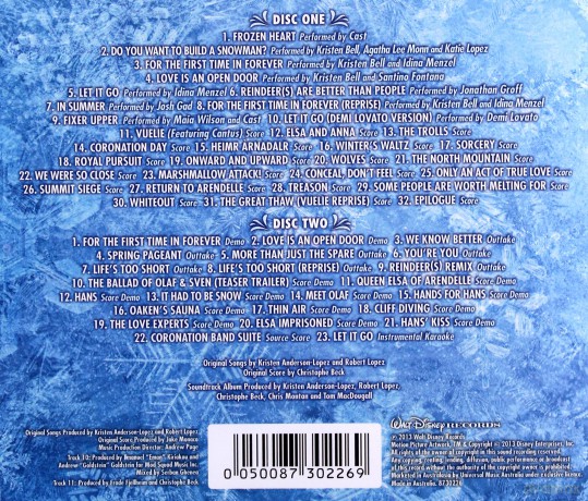 Frozen soundtrack (Kraina Lodu) (Disney) [2CD]