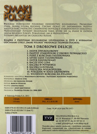 Smaki Polskie Tom 5: Drobiowe delicje [KSIĄŻKA]+[DVD]