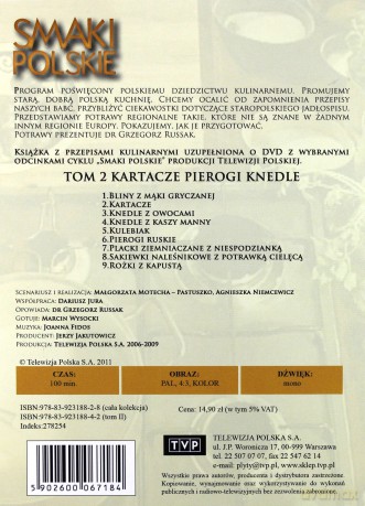 Smaki Polskie Tom 2: Kartacze, pierogi, knedle [KSIĄŻKA]+[DVD]