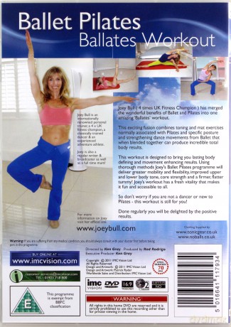Ballet Pilates Workout - Ballates Workout - Fit for Life Series [DVD]