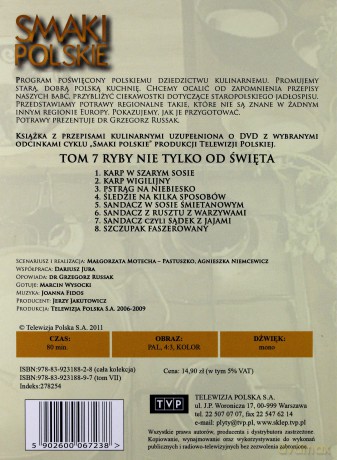 Smaki Polskie Tom 7: Ryby nie tylko od święta [KSIĄŻKA]+[DVD]