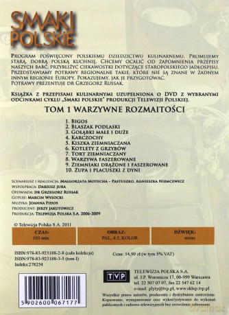 Smaki Polskie Tom 1: Warzywne rozmaitości [KSIĄŻKA]+[DVD]