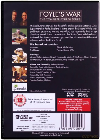 Foyles War: Season 4 [4DVD]