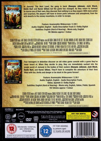 Jumanji: The Next Level / Jumanji: Przygoda w dżungli (Jumanji: Następny poziom) [2DVD]