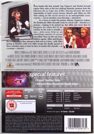 La Cage Aux Folles 2 (Klatka szaleńców II) [DVD]