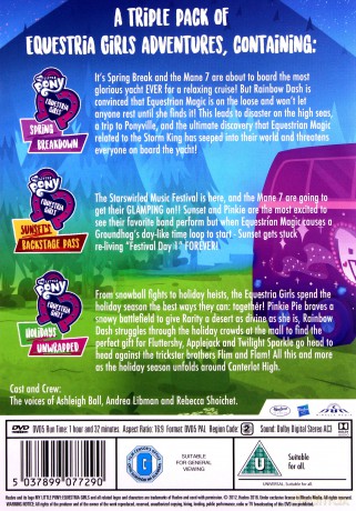 My Little Pony: Equestria Girls - Spring. Sunsets. Holiday [DVD]