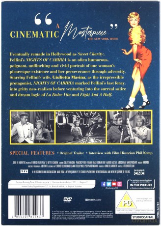Nights Of Cabiria (Noce Cabirii) [DVD]