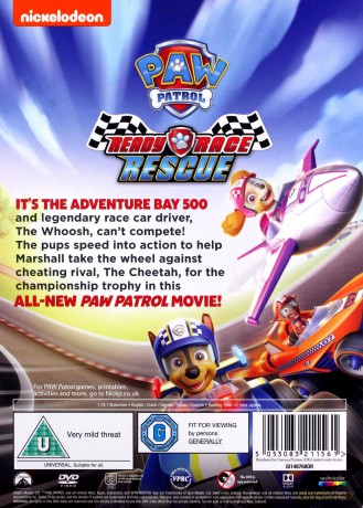 Paw Patrol: Ready, Race, Rescue! [DVD]