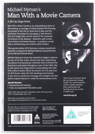 The Man With A Movie Camera (Człowiek z kamerą) [DVD]