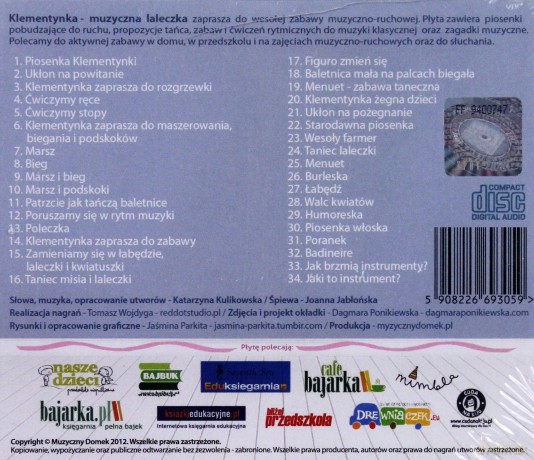 Bawimy się w balet w domu i w przedszkolu [CD]