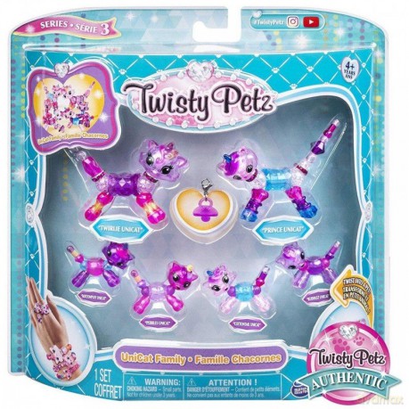 Bransoletki Twisty Petz 6-pak Rodzina Zwierzaków