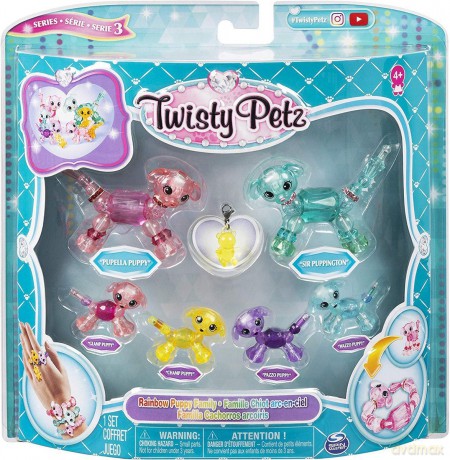 Bransoletki Twisty Petz 6-pak Rodzina Zwierzaków
