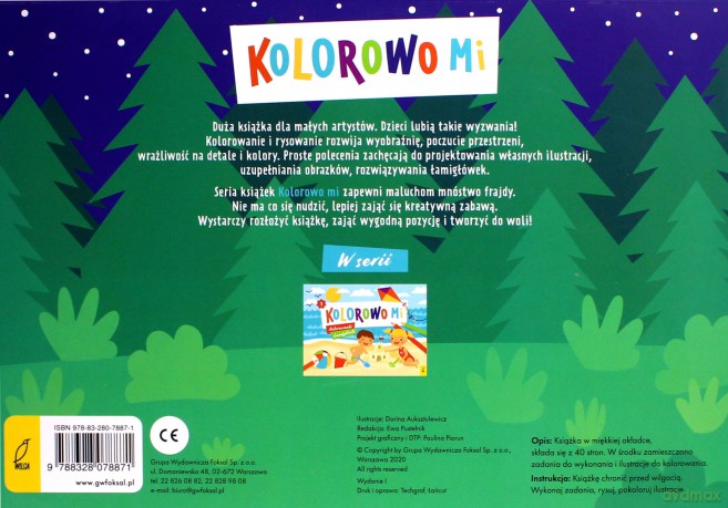 Kolorowo mi. Kolorowanki i łamigłówki 2 - Opracowanie zbiorowe [KSIĄŻKA]