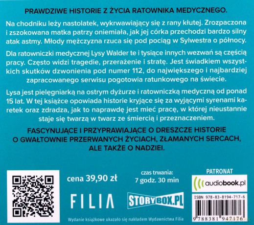 Na sygnale. Z życia ratownika medycznego - Lysa Walder [AUDIOBOOK]