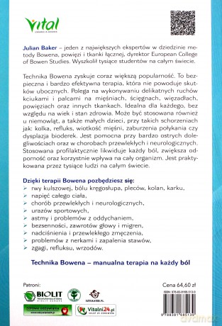 Terapia bowena. Bezpieczna terapia powięzi jako skuteczna metoda eliminacji bólu - Julian Baker [KSIĄŻKA]