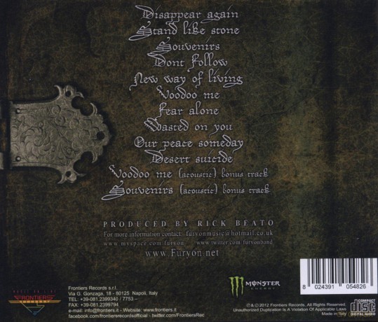 Furyon: Gravitas [CD]