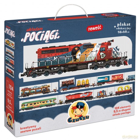 Układam pociągi 5+ [PUZZLE]